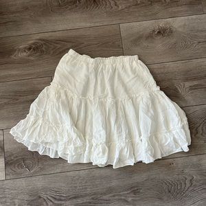 White Princess Polly mini skirt